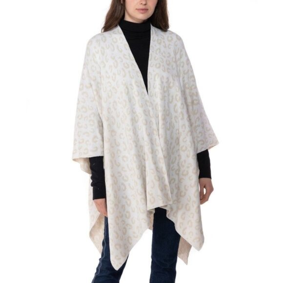 INC Animal Print Reversible Kimono Topper - NWT - One Size Fits All - Picture 3 of 3